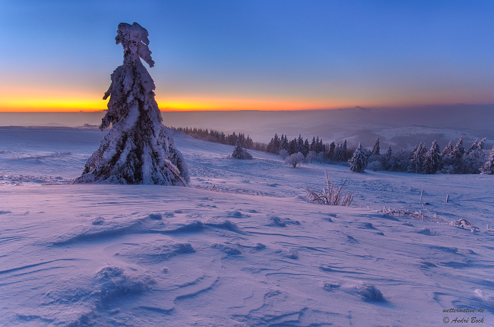 Am Ende eines Wintertages