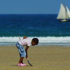 Am endlosen Strand der Normandie bei Les Pieux