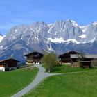 Am Erber Kreuz mit Wildem Kaiser