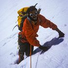 Am Eselsgrat des Piz Roseg (3937 m) (Dia von 1974, gescannt)