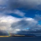 Am Eyjafjörður ... Regenbogen unfertig