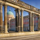 Am Filmuseum in Potsdam - Nikolaikirche. -