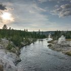 Am Firehole River im Yellowstone Nationalpark