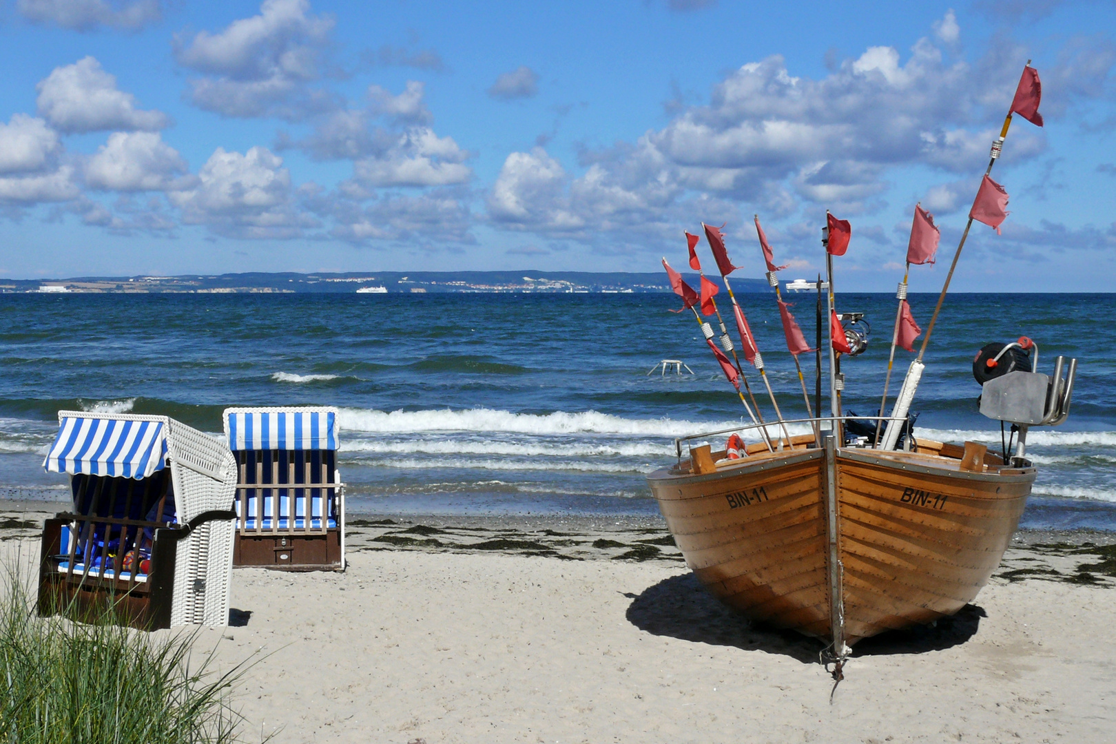 Am Fischerstrand in Binz auf Rügen