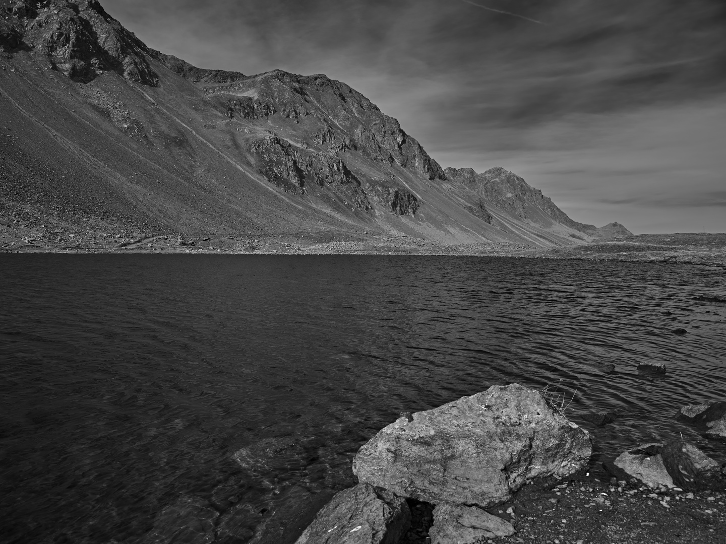 Am Flüelapass Monochrom 1