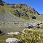 Am Fluella Pass in Davos