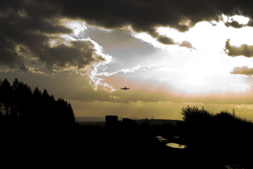 Am Flughafen