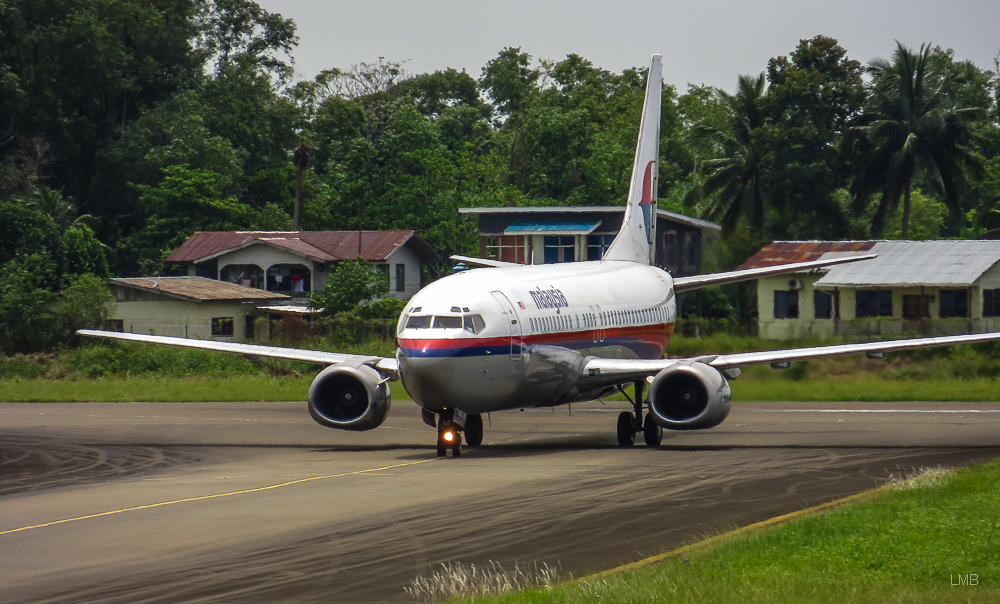 Am Flughafen Sandakan