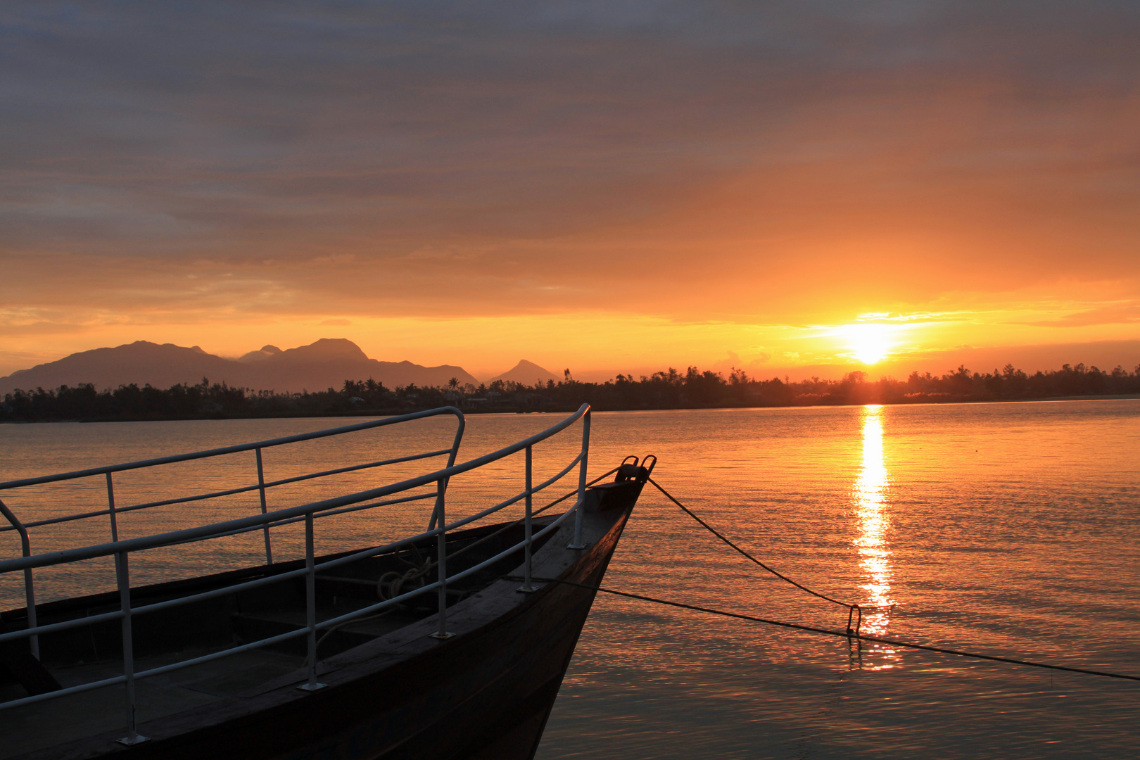 Am Fluss in Hoi An, Vietnam