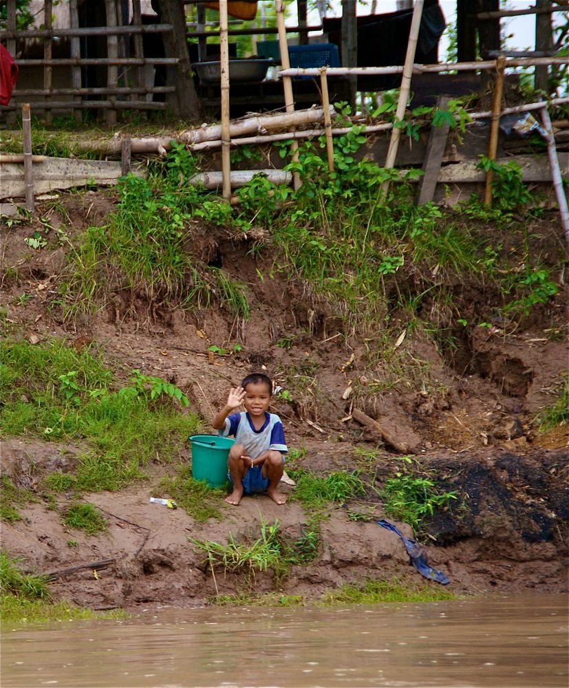 am fluss, südlaos 2010 III