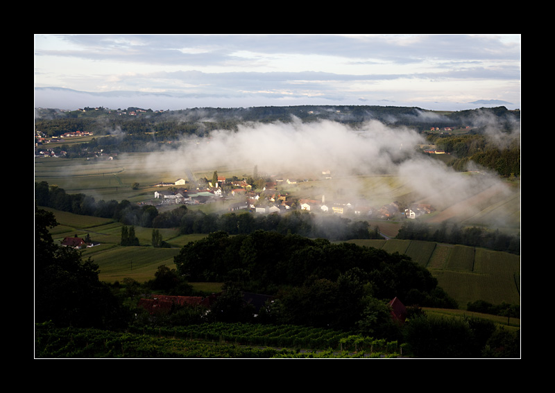 am frühen Morgen