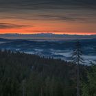 Am frühen Morgen auf dem Dreisesselberg