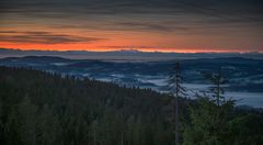 Am frühen Morgen auf dem Dreisesselberg