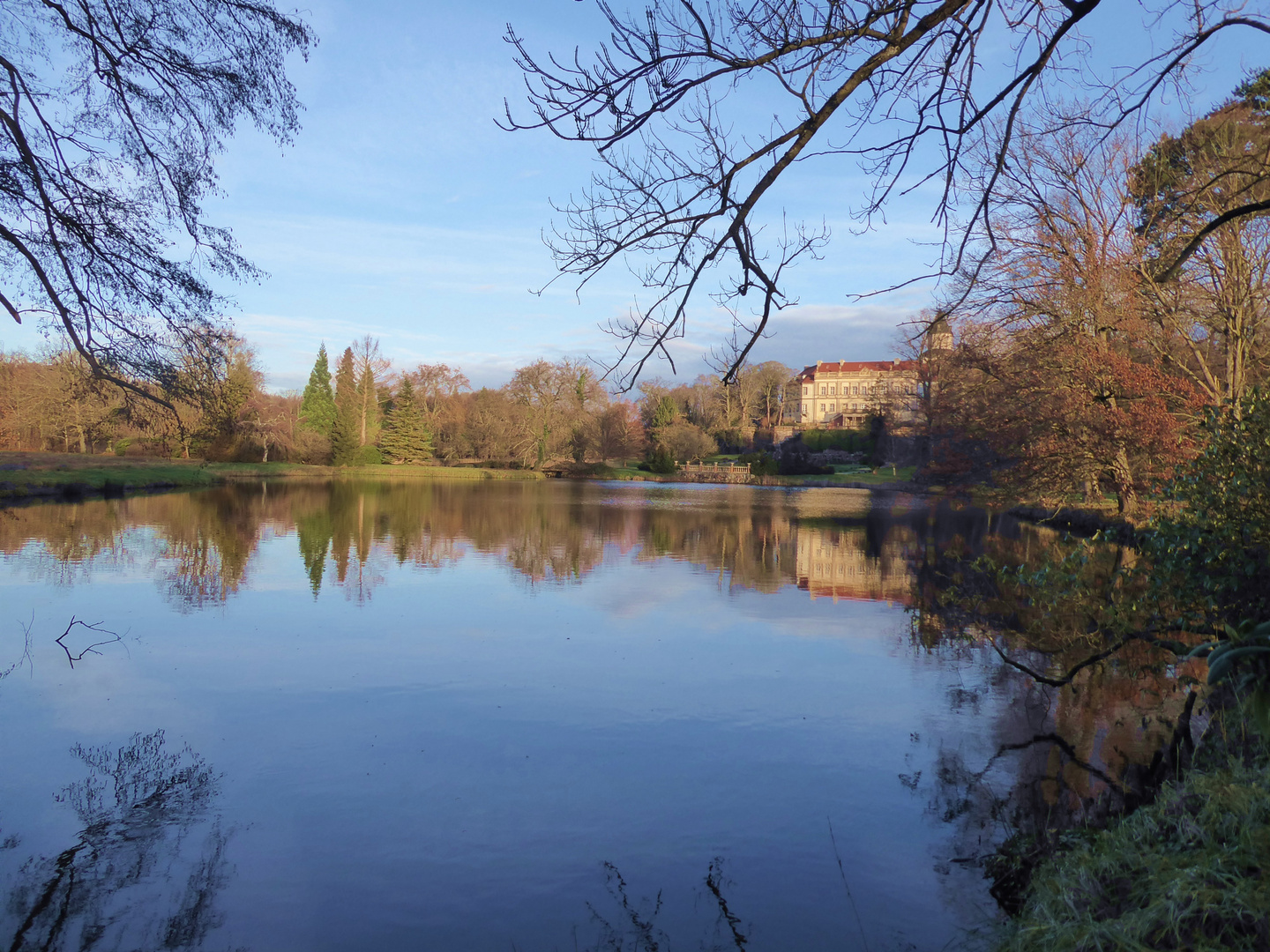 Am frühen Morgen im Park