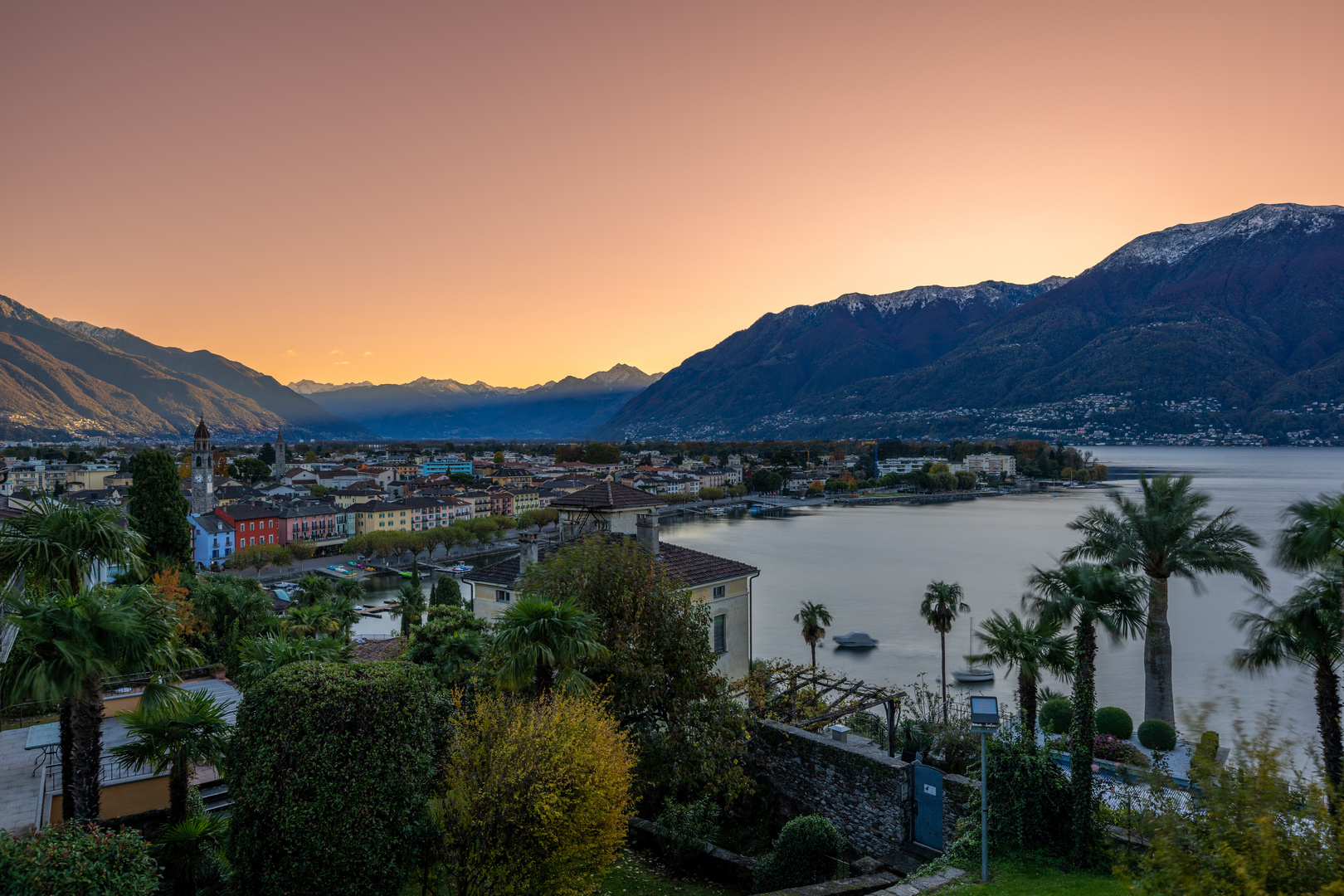 Am frühen Morgen in Ascona.