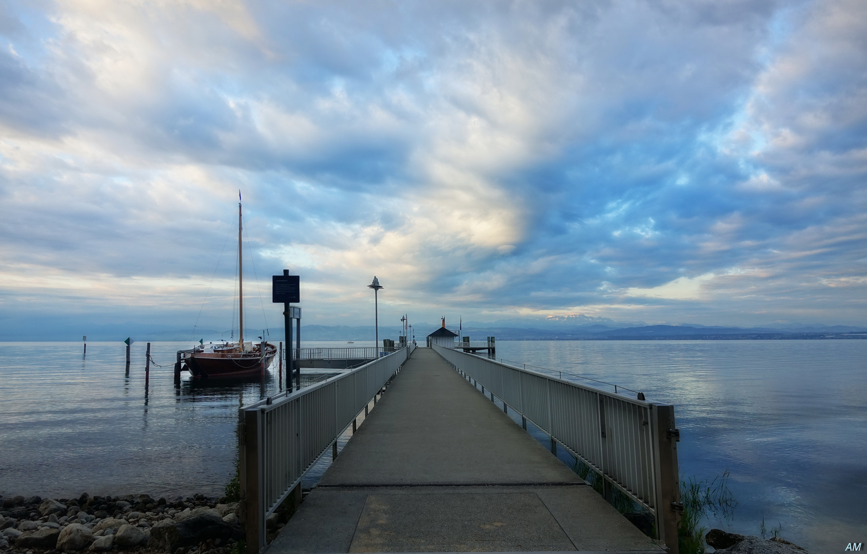 Am frühen Morgen in Immenstaad