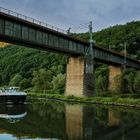 Am frühen Morgen ist die Mosel noch beruhigt