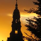 Am frühen Morgen - Teil der Kathedrale in Santiago de Campostela