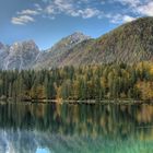 Am Fusine - See im Herbst