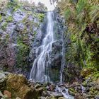 Am Fuss des Burgbachwasserfalls 