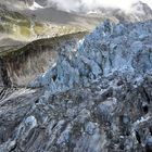 Am Fuß des Glacier d'Argentiere