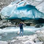 Am Fuß des Gletschers