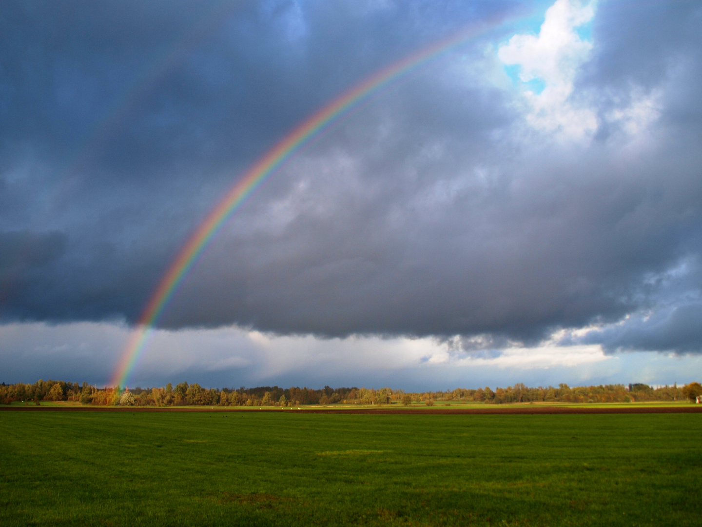 am Fuß des Regenbogens......