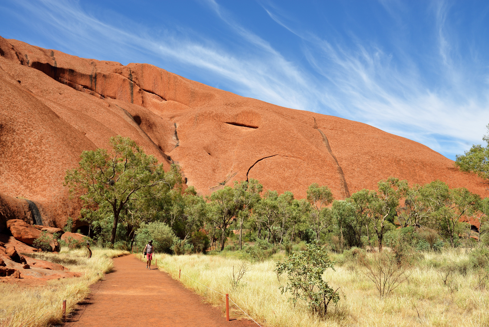 Am Fuß des Uluru 6