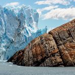 Am Fuss vom Perito Moreno