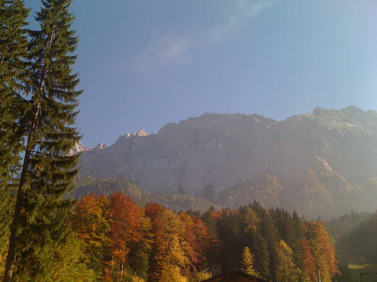 am Fuße der Zugspitze