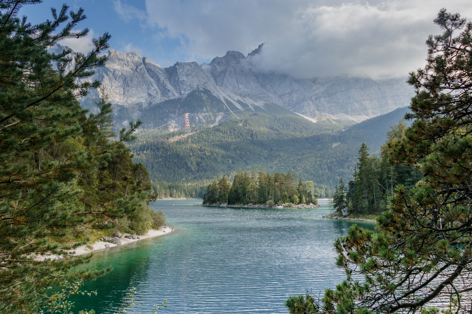 Am Fuße der Zugspitze