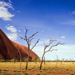 am Fusse des Uluru