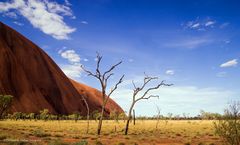 am Fusse des Uluru