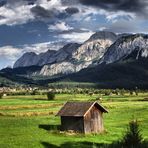 Am Fuße des Zugspitzmassiev.......Panorama....