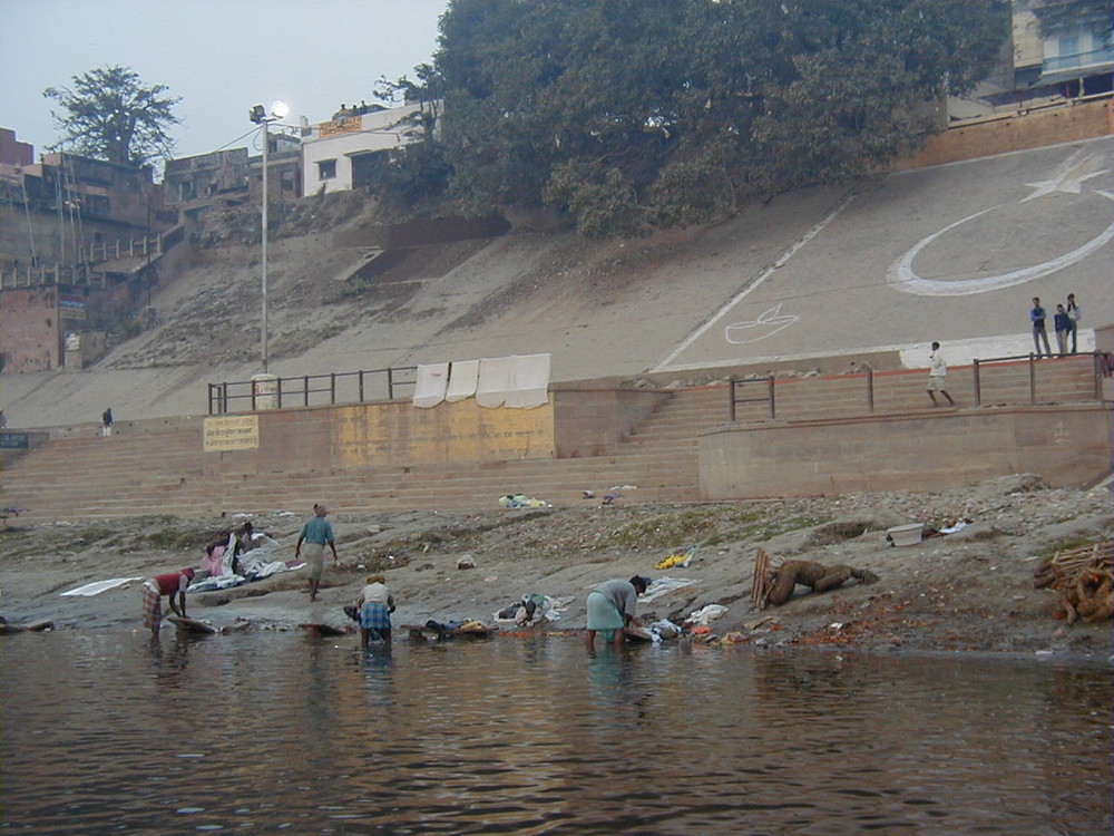 Am Ganges in Varanasi