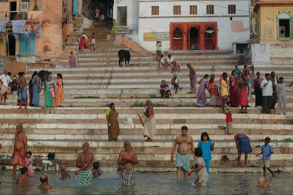 Am Ganges in Varanasi