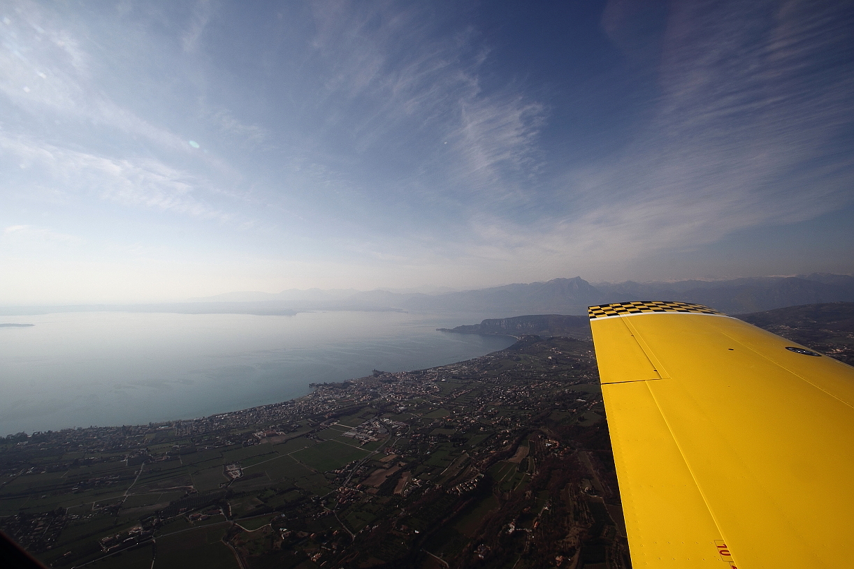 am Gardasee ....beim Rückflug