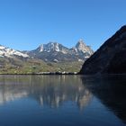 Am (gefrorenen) Lauerzersee