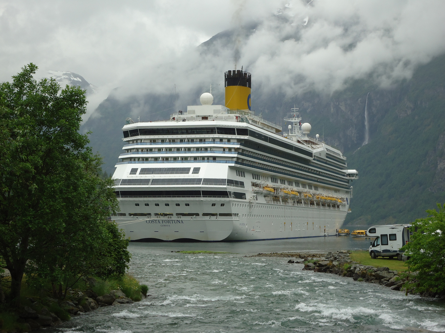 Am Geirangerfjord.