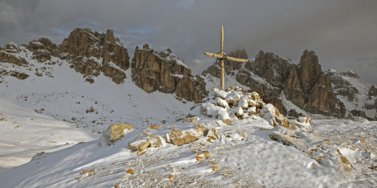 Am Gipfel des Col de Bos....