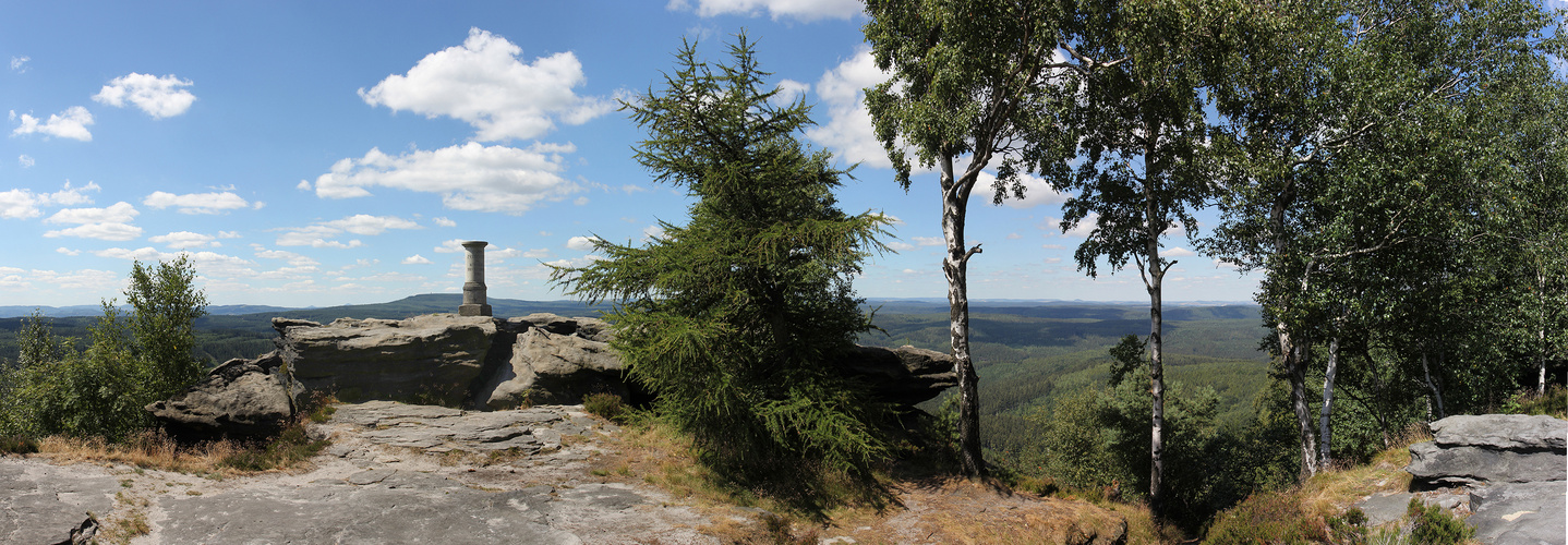 Am Gipfel des Großen Zschirnstein