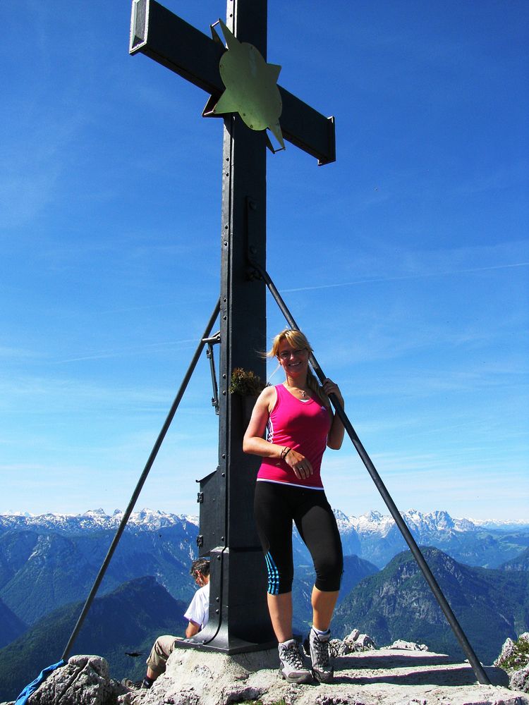 Am Gipfel des Hochstaufen