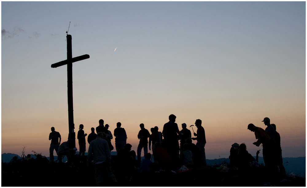 am Gipfelkreuz