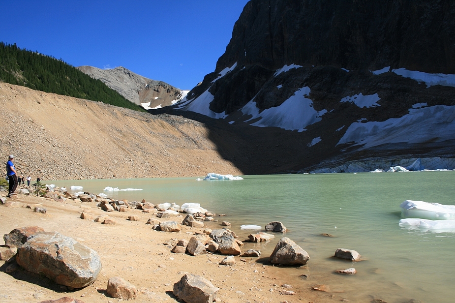 Am Gletscher-Schmelzpool