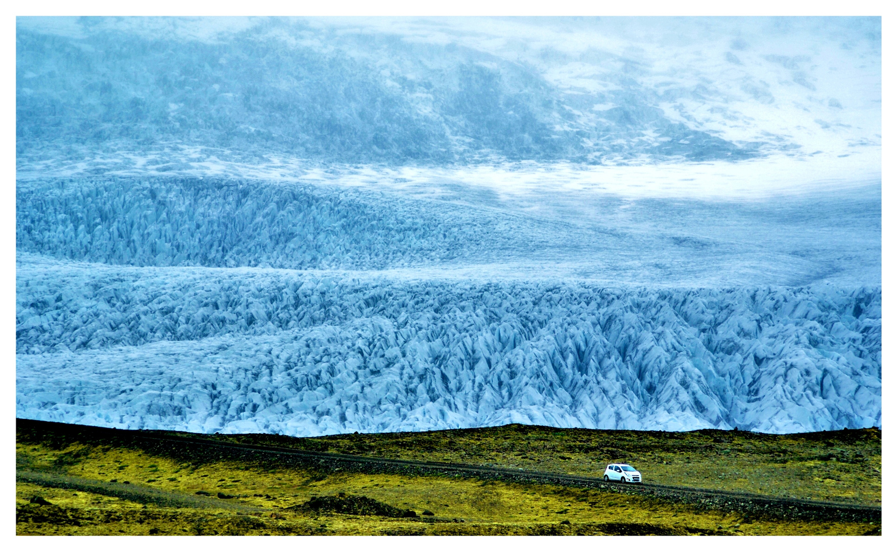 Am Gletscher vorbei