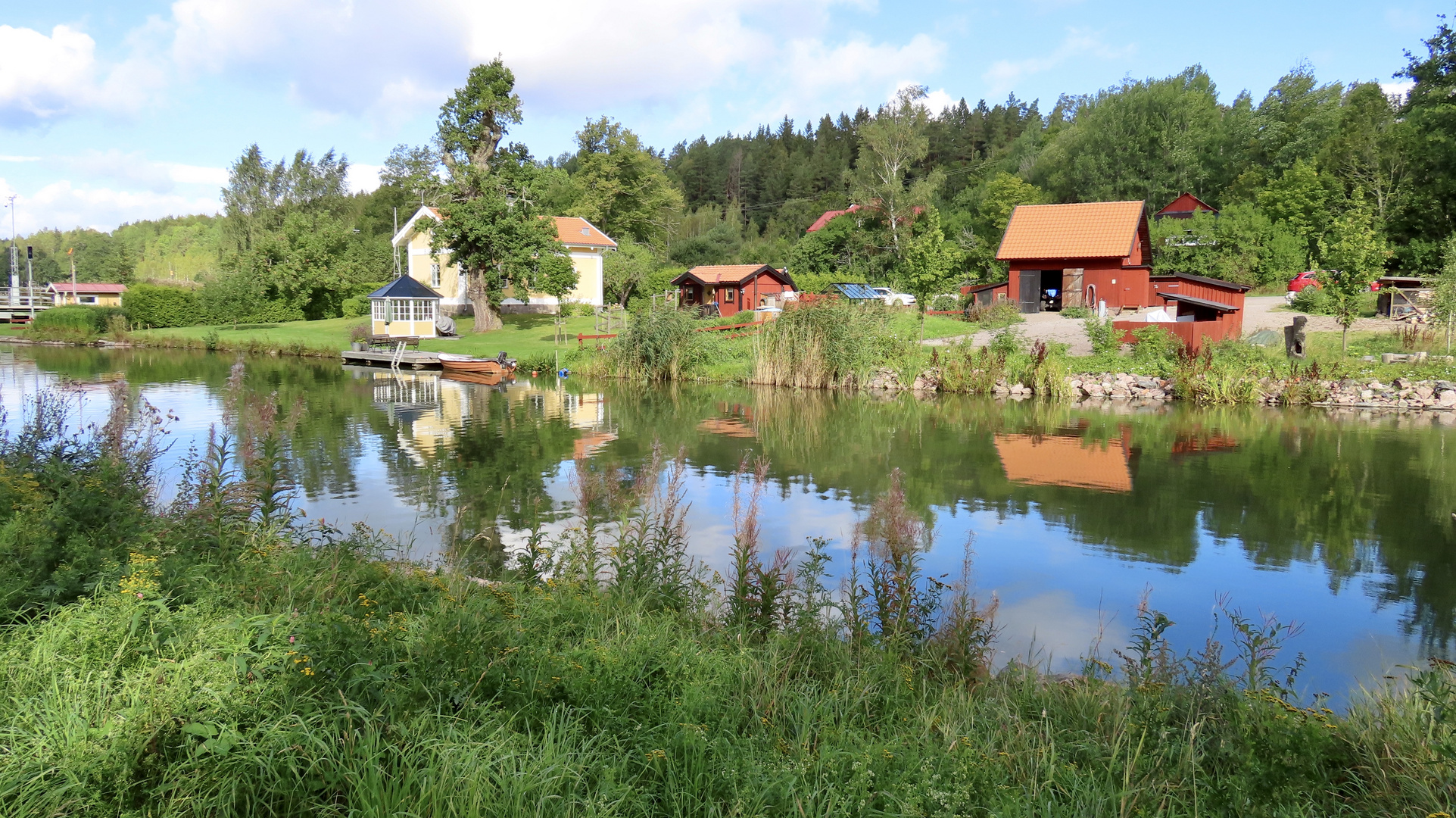 Am Götakanal bei Bratam Sluss......