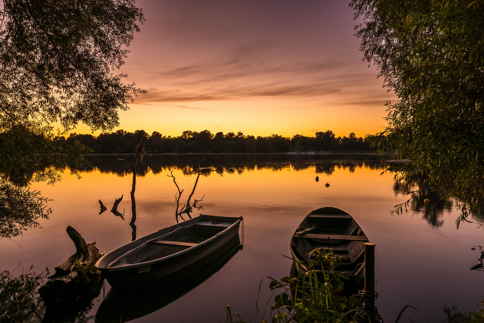 Am Goldkanal bei Illingen