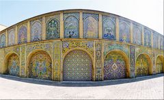 am Golestan-Palast..............