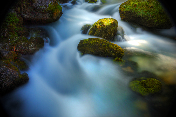 am Gollingerwasserfall von Belichtungszeit 