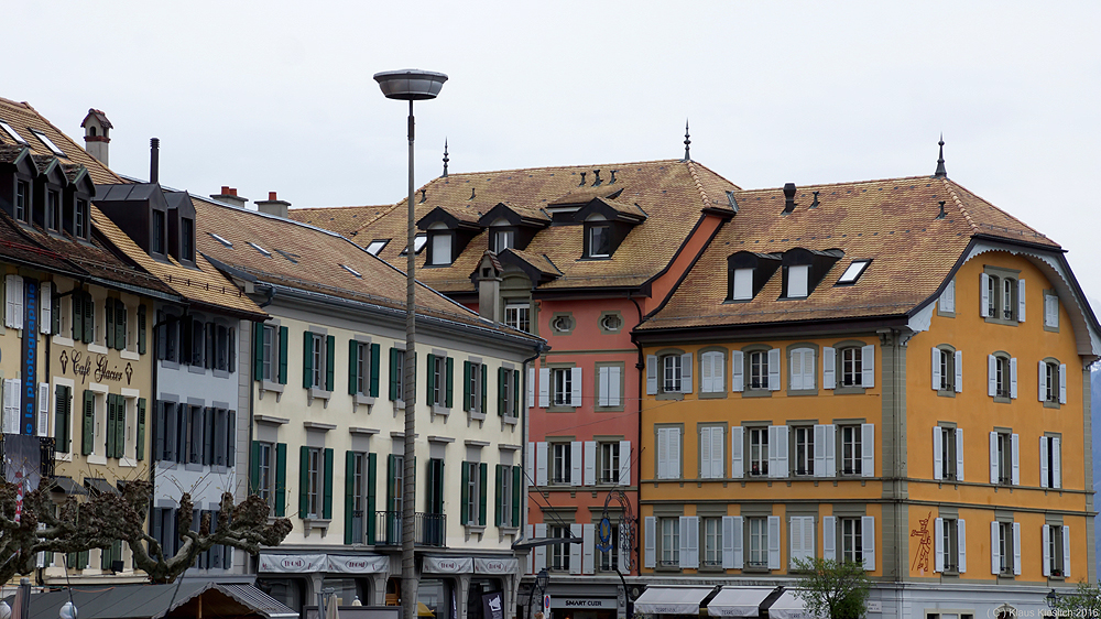Am Grande Place in Vevey